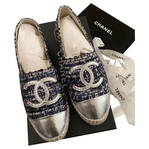 chanel espadrilles blue|chanel espadrilles men.